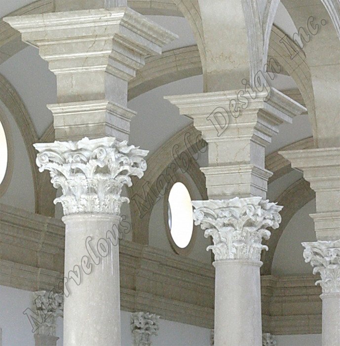 marble columns design